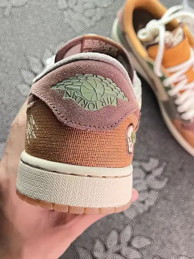 Zion Williamson x Air Jordan 1 Retro Low OG Voodoo Sneakers
