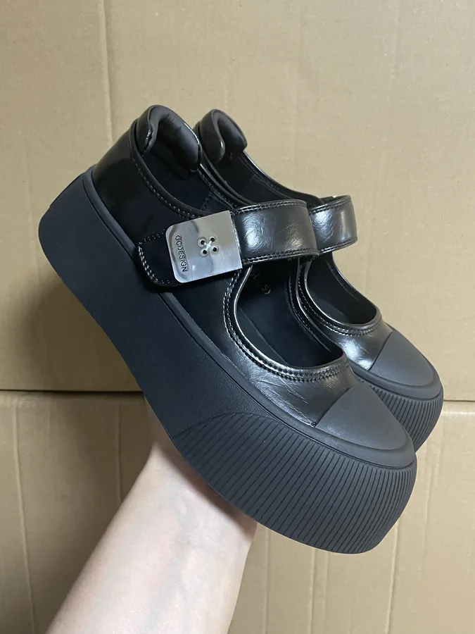 GG CC Thick Soled Jk Bootie Sweet and Edgy Ballet Style
