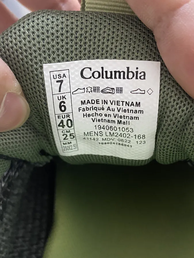 Columbia Outdoor Hiking Shoes Breathable Comfort Trail Running Shoes