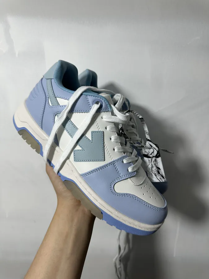 OFF WHITE Bucket Bag with White and Blue Color