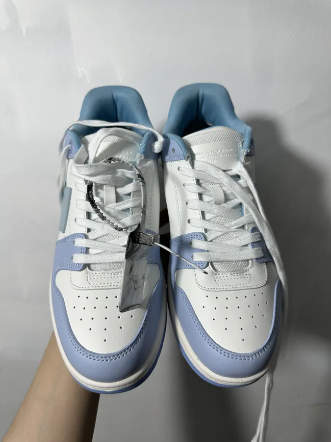 OFF WHITE Bucket Bag with White and Blue Color