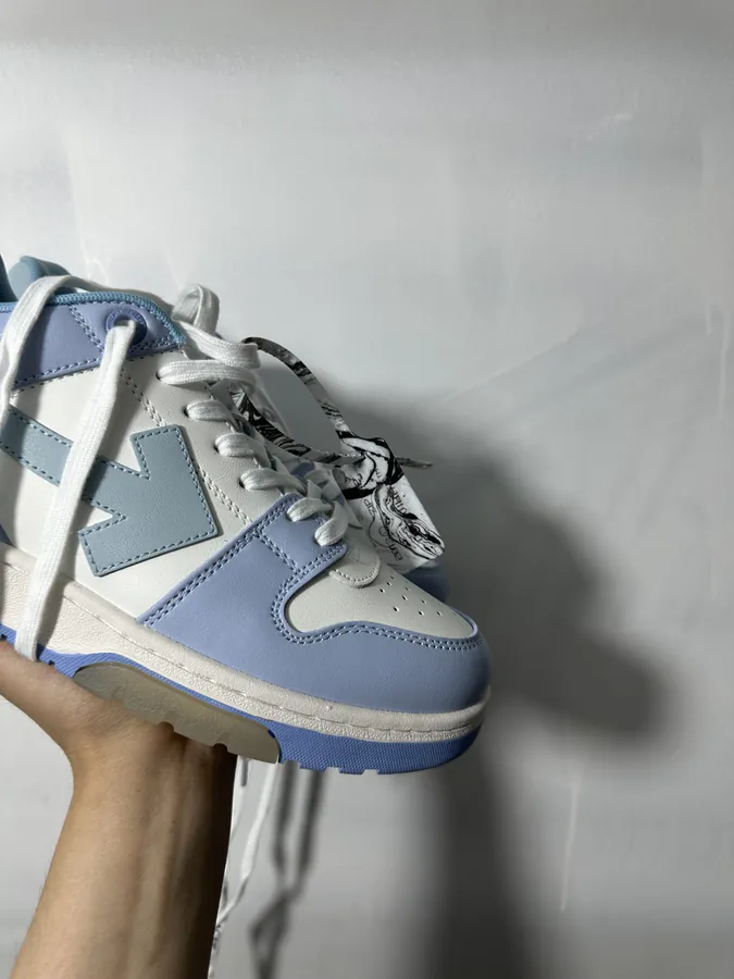 OFF WHITE Bucket Bag with White and Blue Color