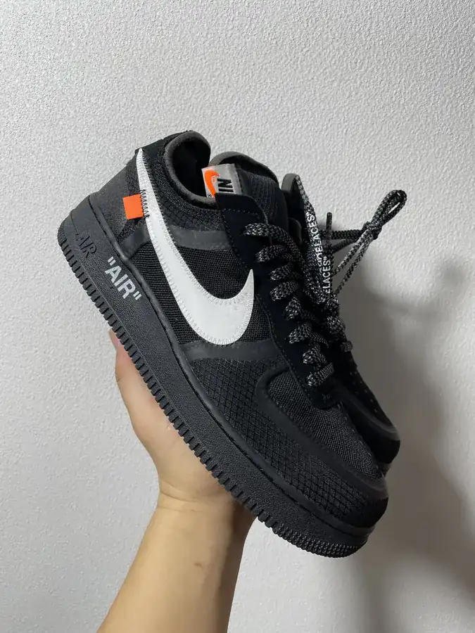 OFF WHITE x Nike Air Force 1 Low Black White 2.0