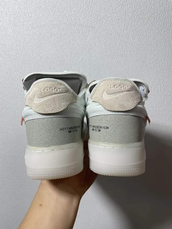 OFF WHITE x Nike Air Force 1 Low Black & White