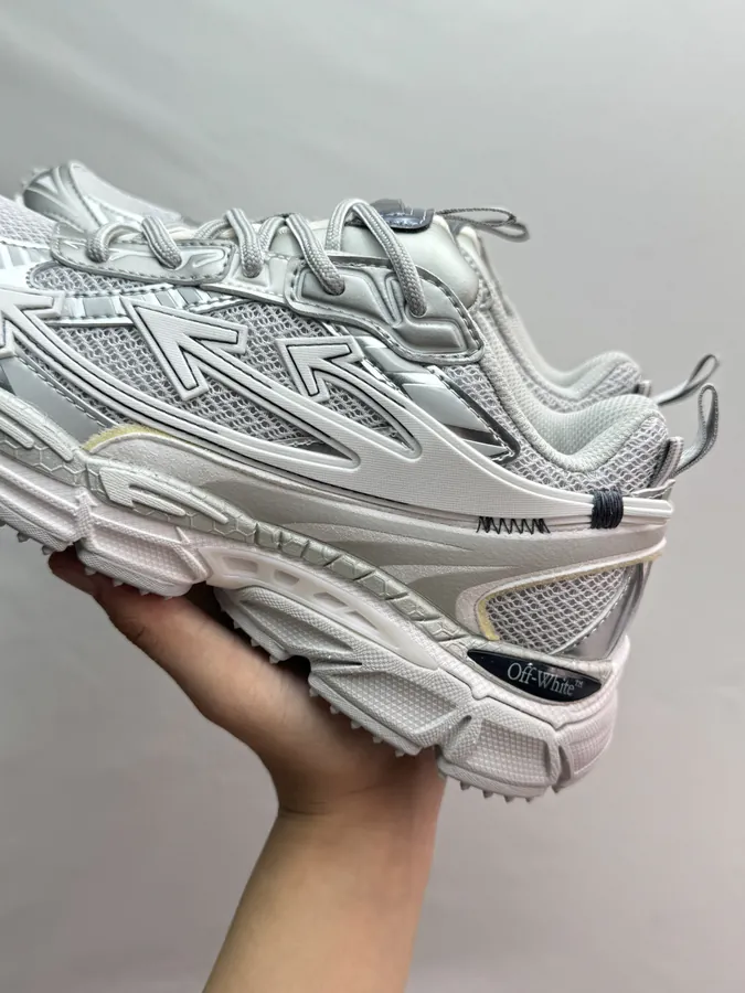 Off White 2024 OW Sneaker in Gray and White