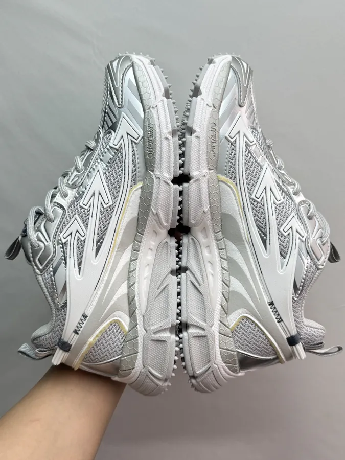 Off White 2024 OW Sneaker in Gray and White