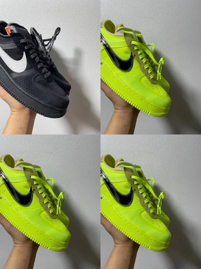 OFF WHITE x Nike Air Force 1 Low Black White 2.0