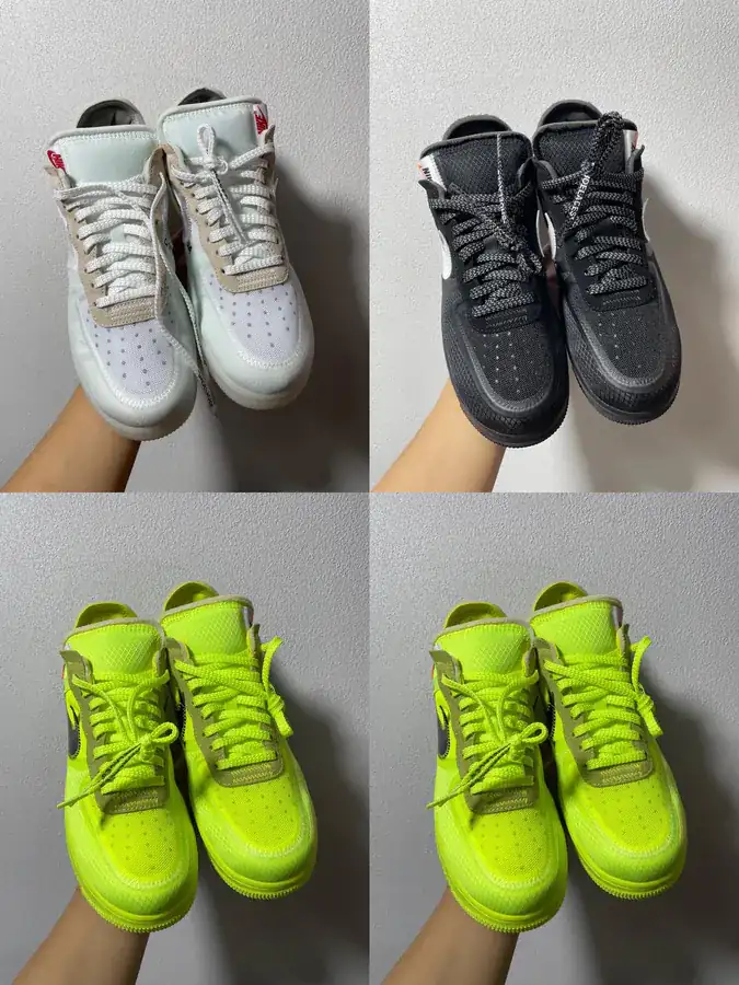 OFF WHITE x Nike Air Force 1 Low Black White 2.0