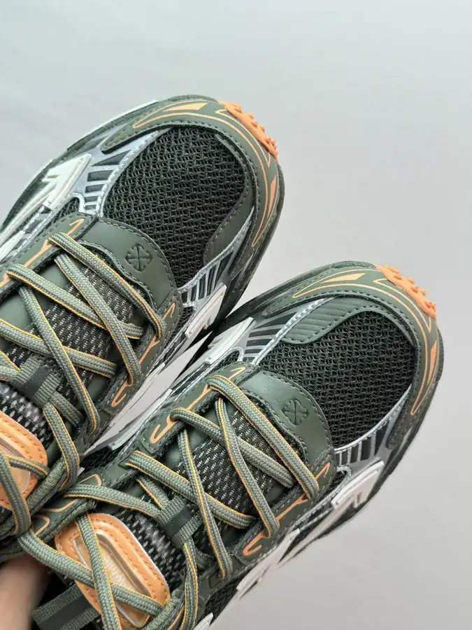 Off White 2024 OW Sneaker in Orange and Green
