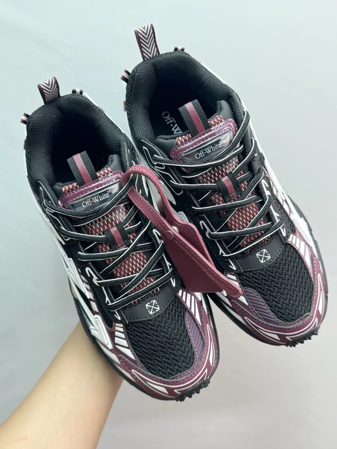 Off White 2024 OW Sneaker Black and Red