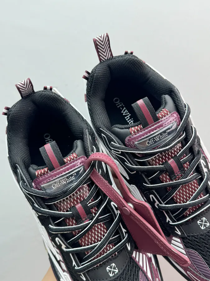 Off White 2024 OW Sneaker Black and Red