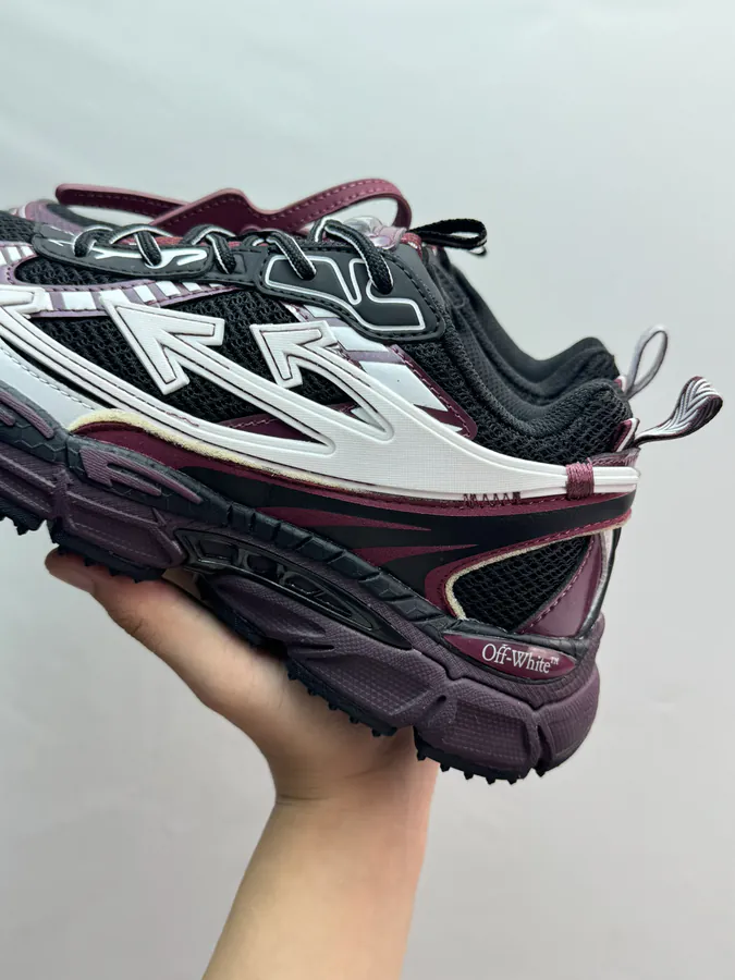 Off White 2024 OW Sneaker Black and Red