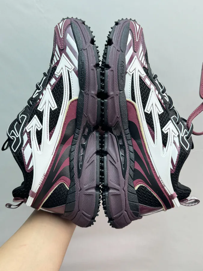 Off White 2024 OW Sneaker Black and Red