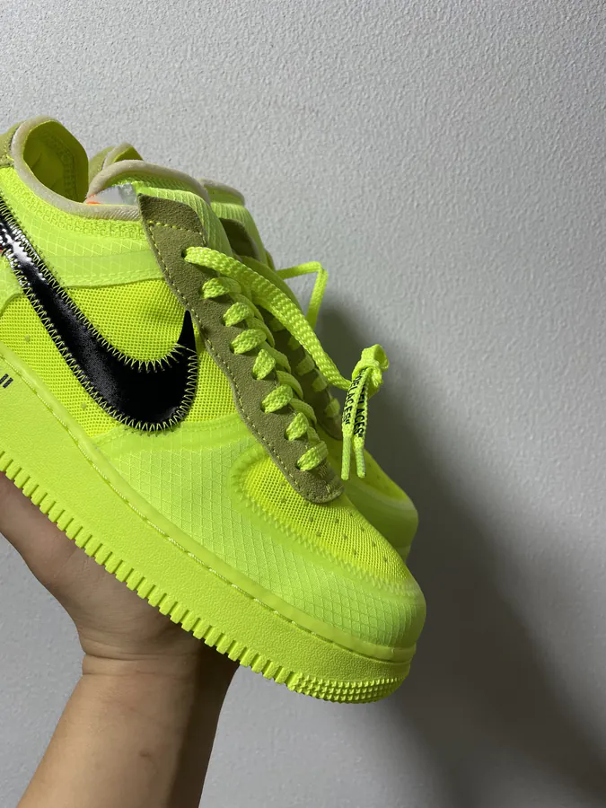 OFF WHITE x Nike Air Force 1 Low Black White 2.0 Collaboration