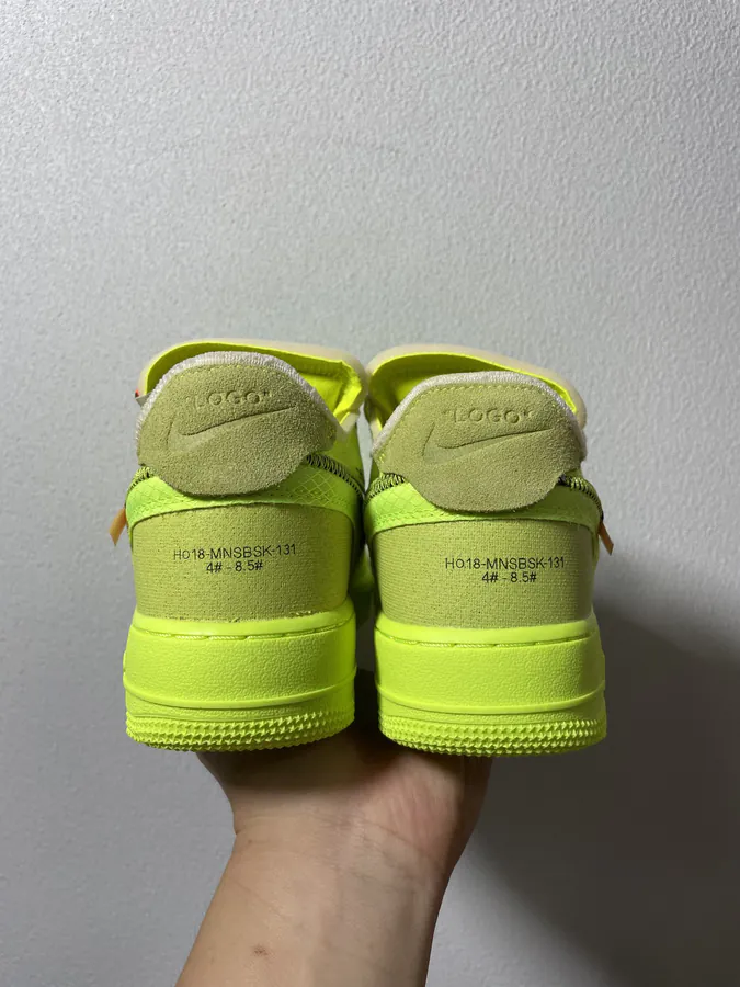 OFF WHITE x Nike Air Force 1 Low Black White 2.0 Collaboration