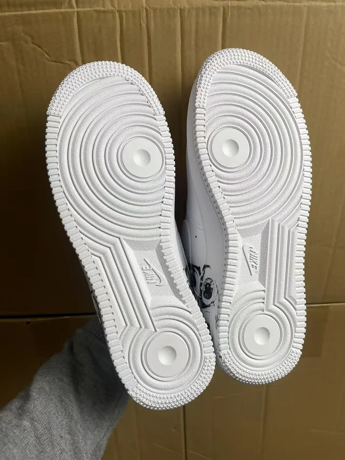 Comme des Garcons Air Force 1 White and Black Color