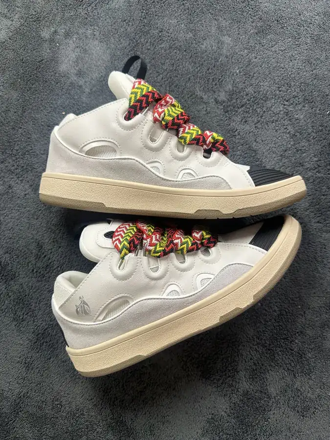 Lanvin Curb Sneakers Women's White Low Top