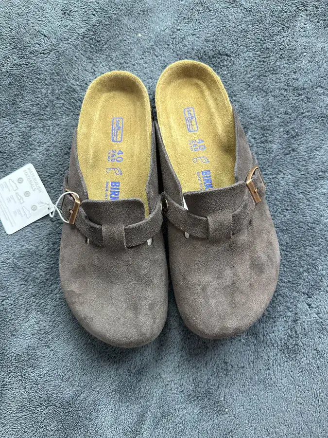 Birkenstock Boston Minimalist Slippers with Anti Slip Footbed