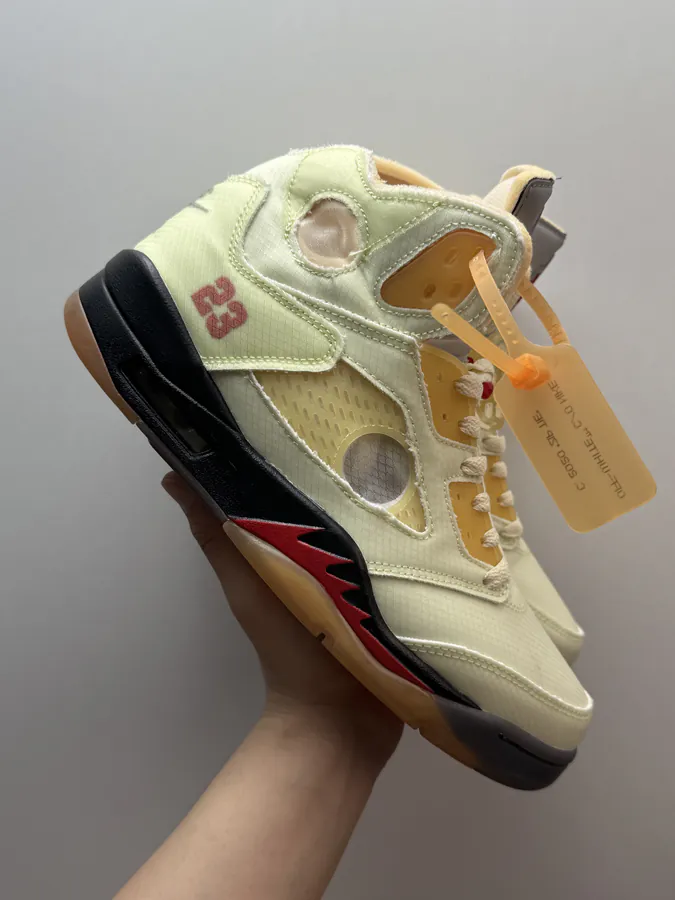 OFF WHITE x Jordan Air Jordan 5 Retro SP Sail