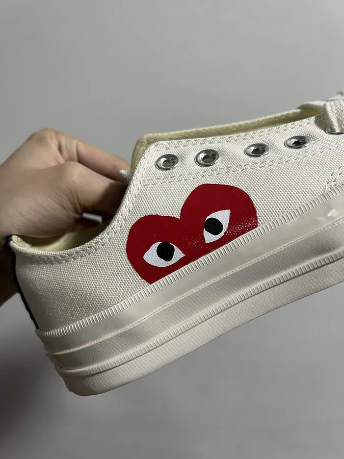 Converse x Comme des Garçons Low Top White