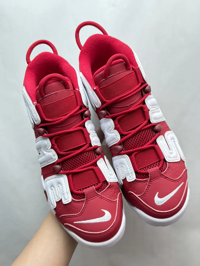 Supreme x Nike Air More Uptempo Red White