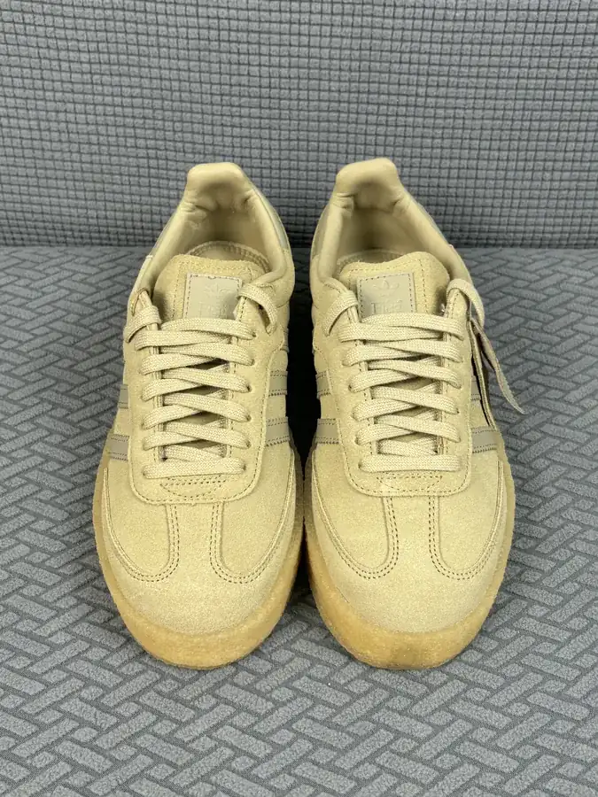 Kith x Clarks x Adidas Originals Samba Wheat Color