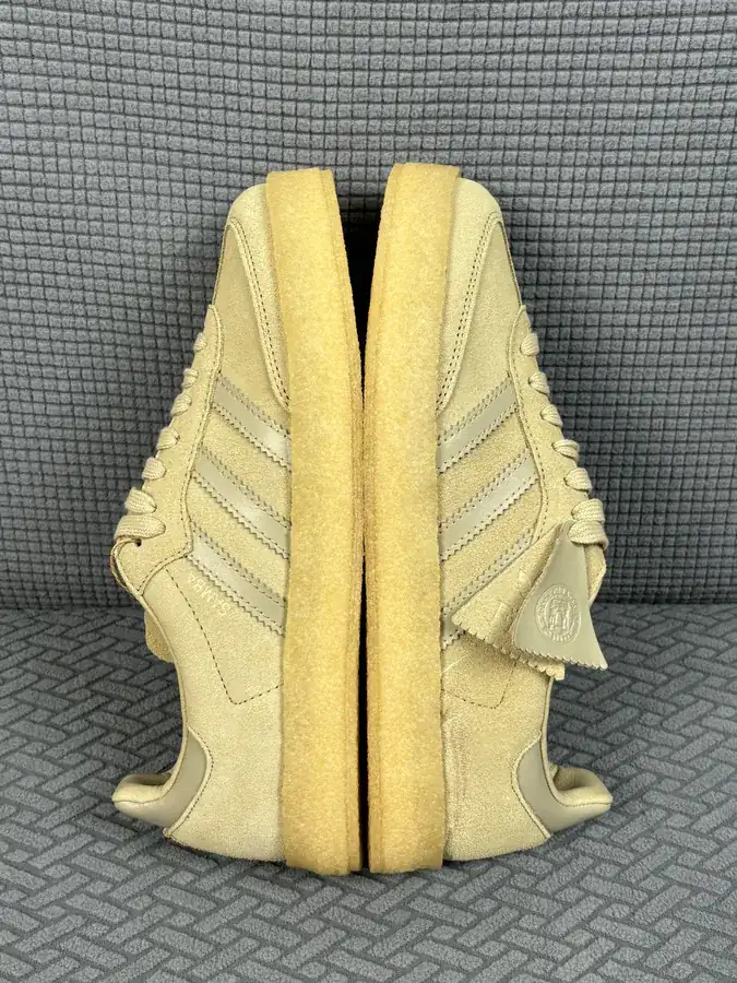 Kith x Clarks x Adidas Originals Samba Wheat Color