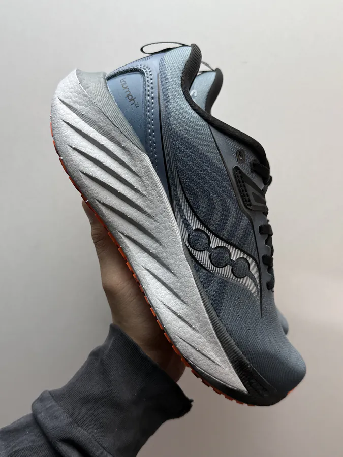 Saucony TRIUMPH 22 Blue Gray Summer Running Shoes