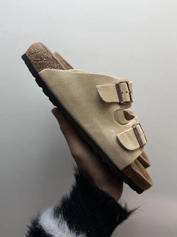Birkenstock 裸鞋圈 灰棕色