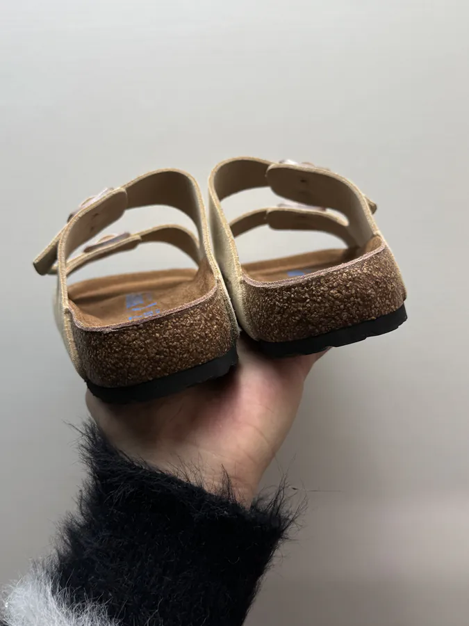 Birkenstock 裸鞋圈 灰棕色