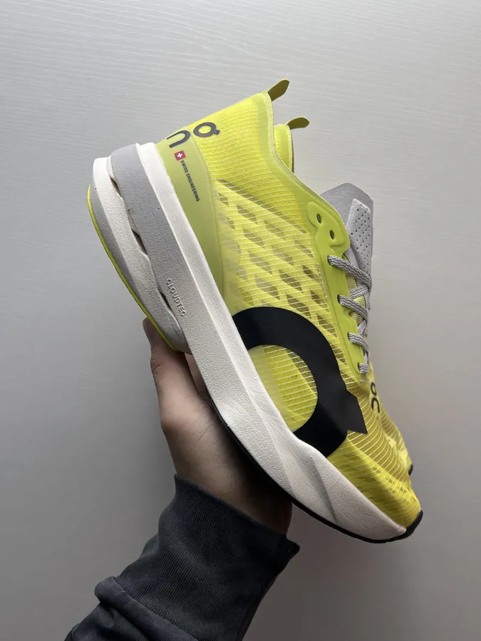 On Cloudboom Strike Limelight Yellow