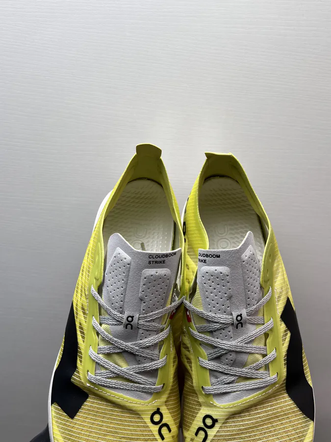 On Cloudboom Strike Limelight Yellow