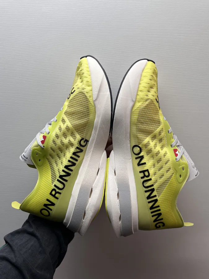 On Cloudboom Strike Limelight Yellow