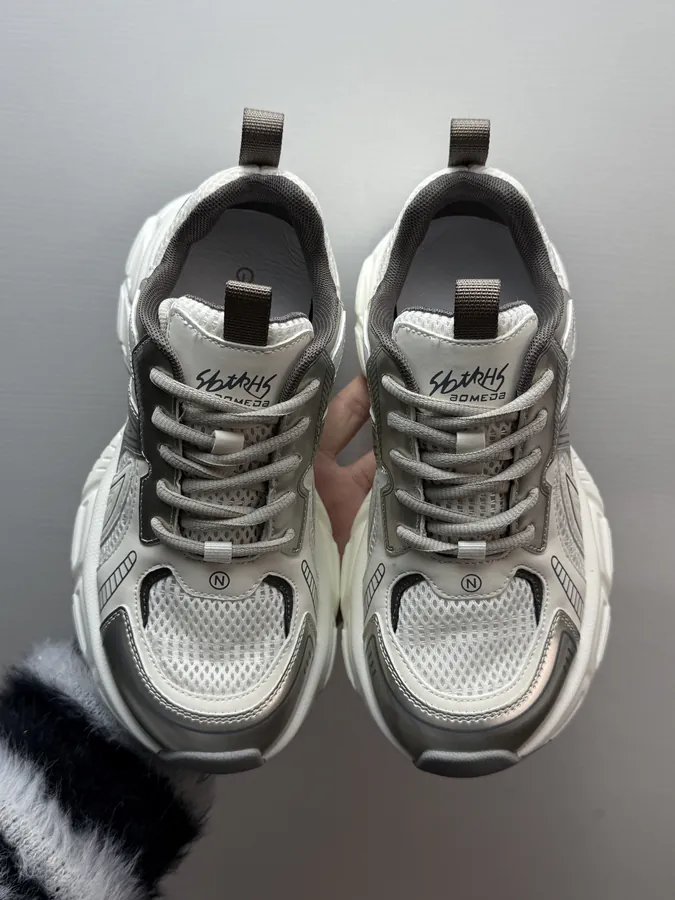 White Gold GG CC Stilettos