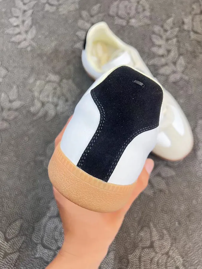 Maison Margiela Replica Low Top Derbies White, Yellow, Black