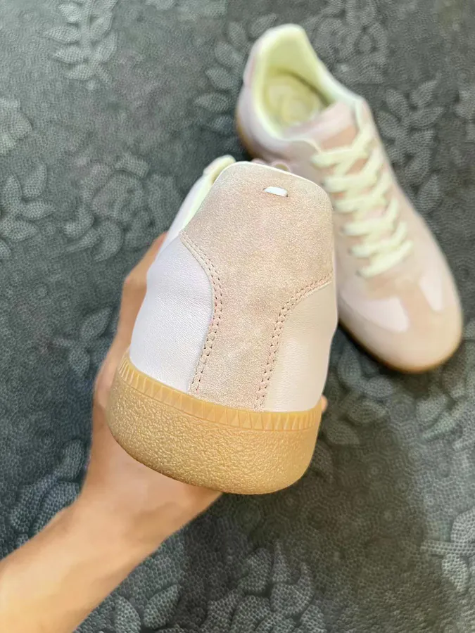 Maison Margiela Replica Low Top Derbies in Beige