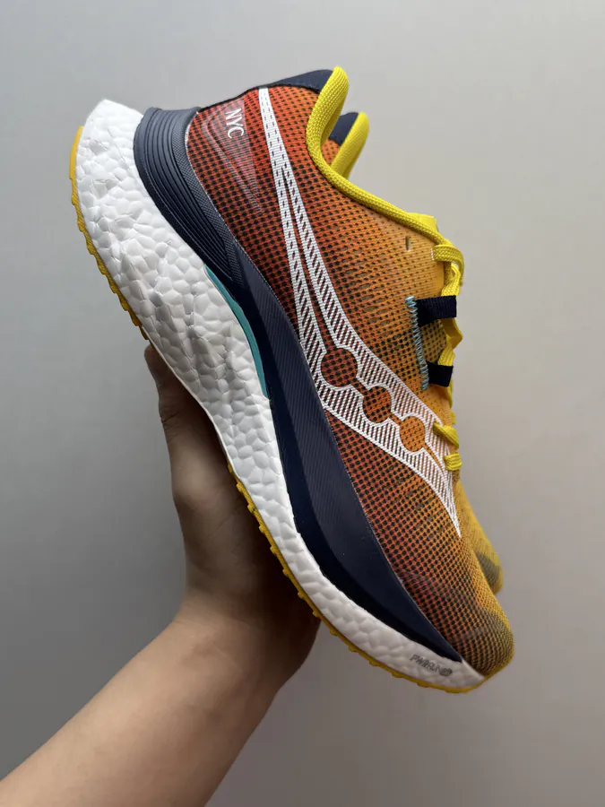 Saucony Endorphin Speed 4 Yellow White Blue