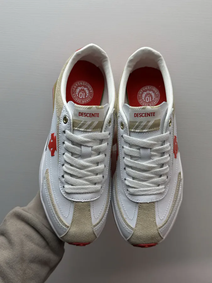 DESCENTE Cron Racer White Red