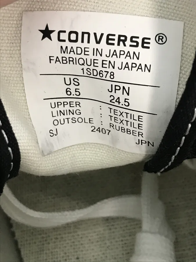 Chu Taylor All Star Low Top Canvas Shoes in Black