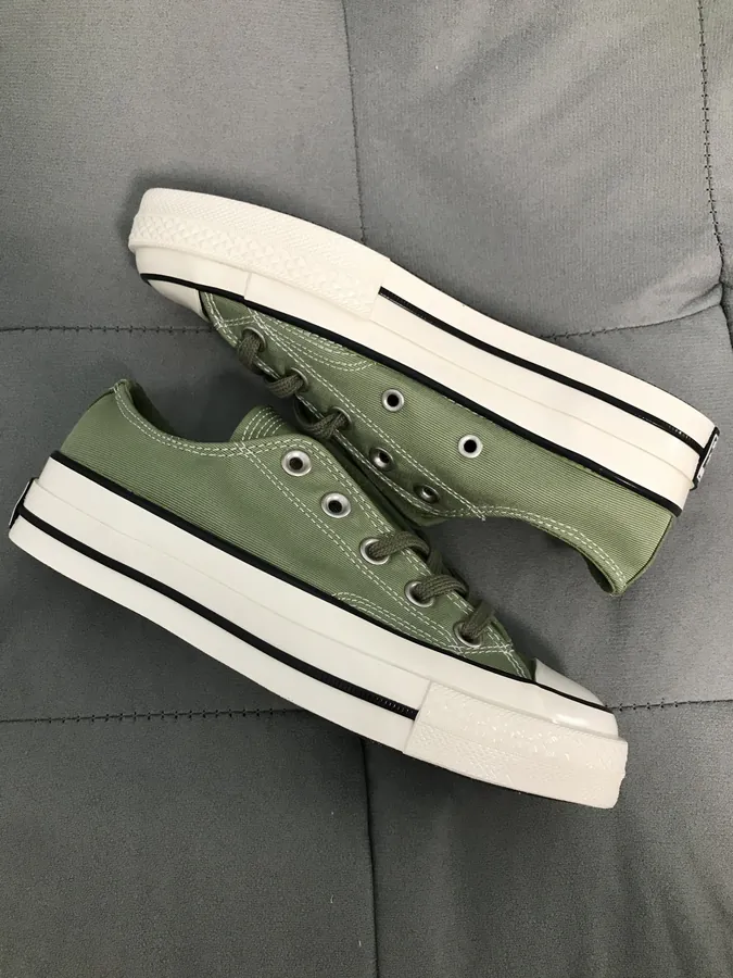 Chu Taylor All Star Classic Canvas Sneaker in Light Sage Green