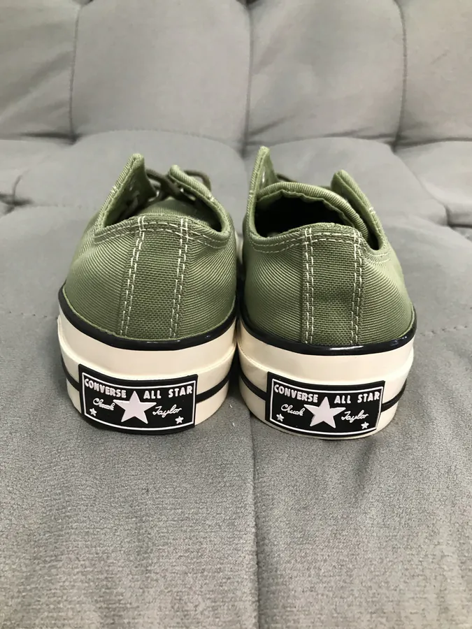 Chu Taylor All Star Classic Canvas Sneaker in Light Sage Green
