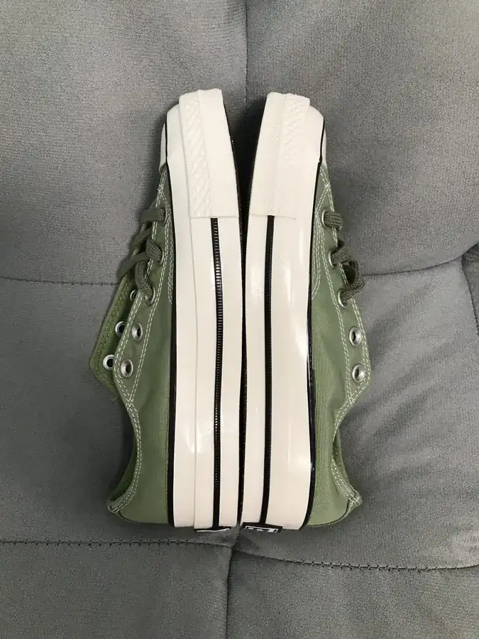 Chu Taylor All Star Classic Canvas Sneaker in Light Sage Green