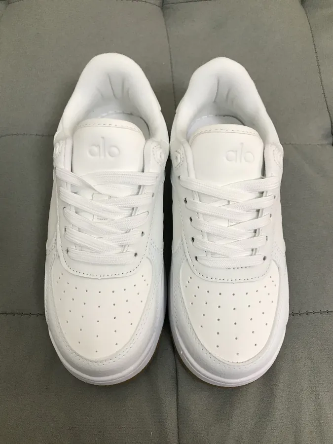 Alo Yoga White Gum Sole Sneaker