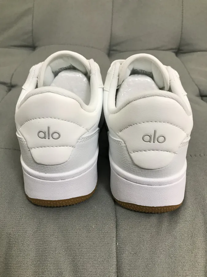 Alo Yoga White Gum Sole Sneaker