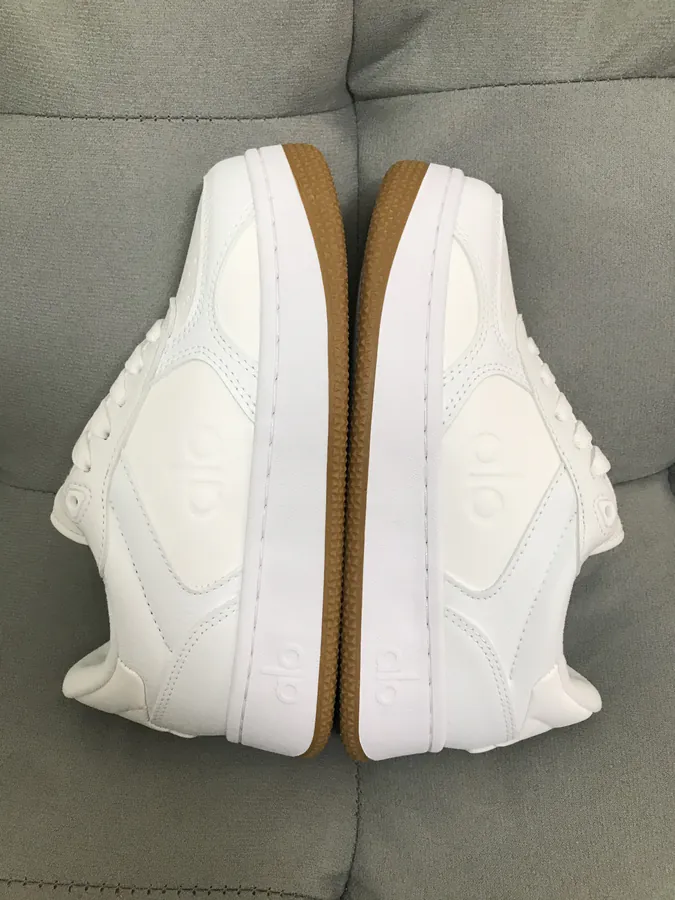 Alo Yoga White Gum Sole Sneaker