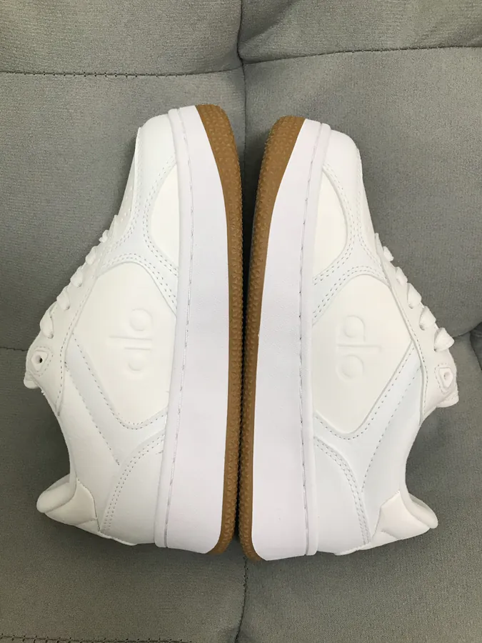 Alo Yoga White Gum Sole Sneaker