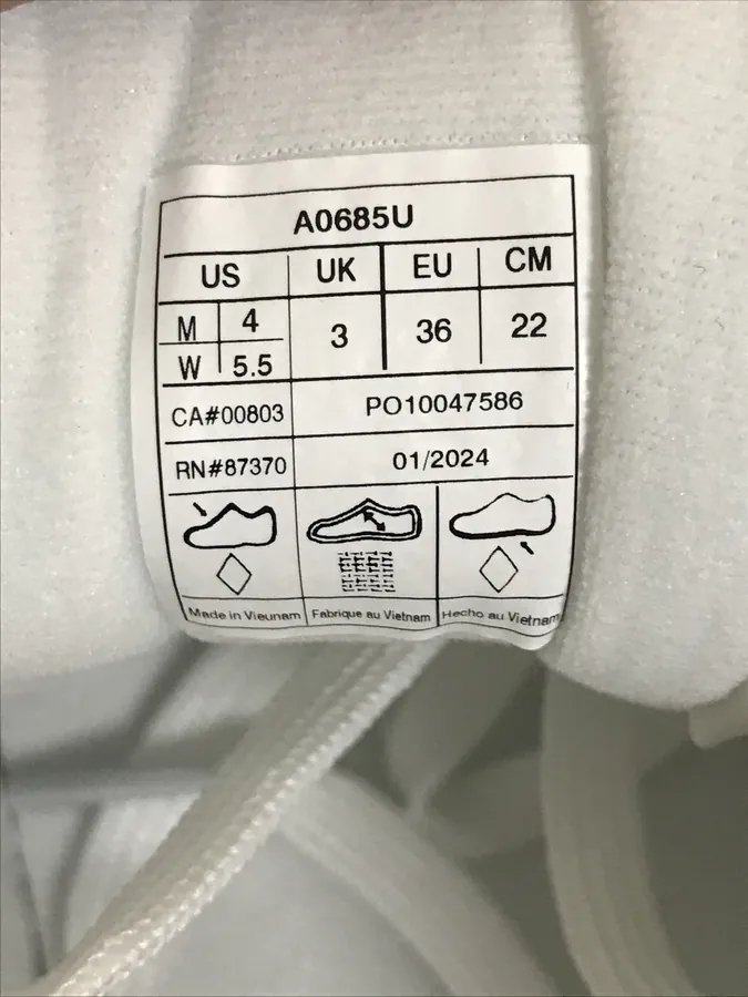 Alo Yoga White Gum Sole Sneaker