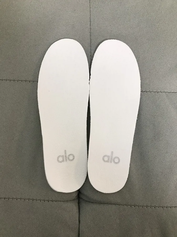 Alo Yoga White Gum Sole Sneaker