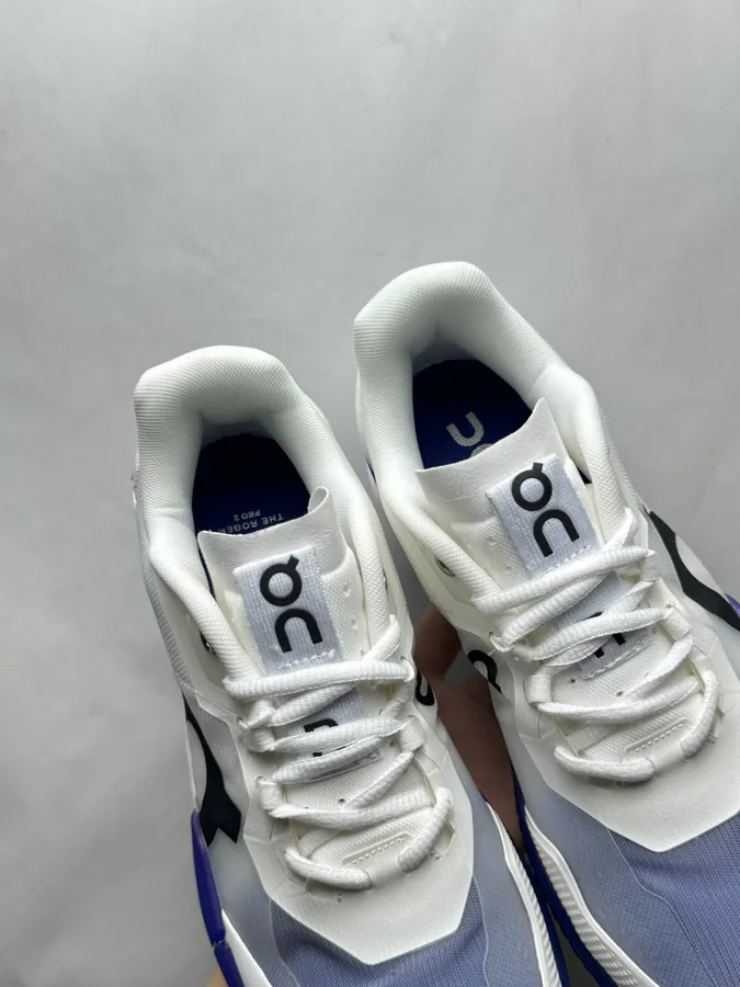 On Running THE ROGER Pro 2 White Blue