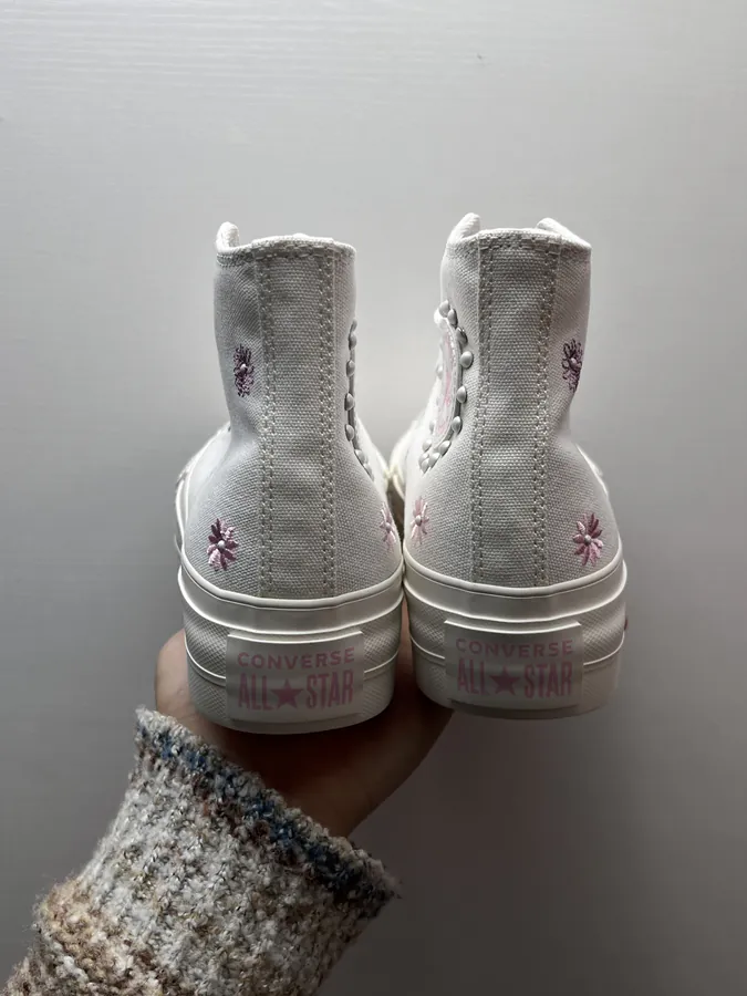 Converse All Star Lift Bucket Bag in White
